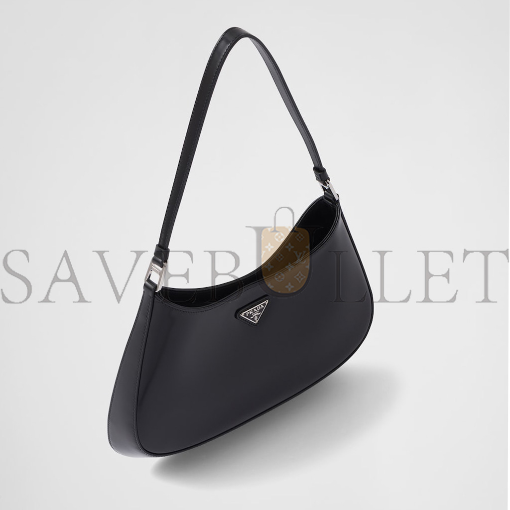 Pra*a cleo brushed leather shoulder bag 1bc499 (27*22*6cm)